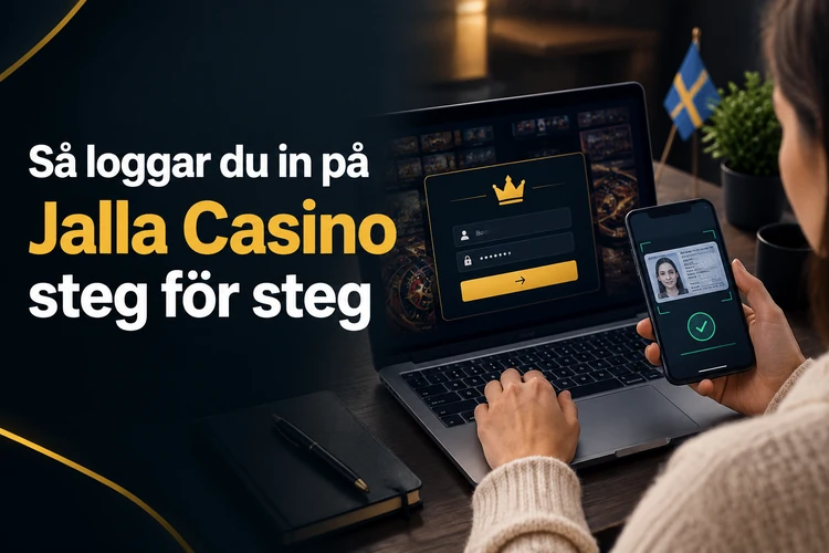 Så loggar du in på Jalla Casino steg för steg